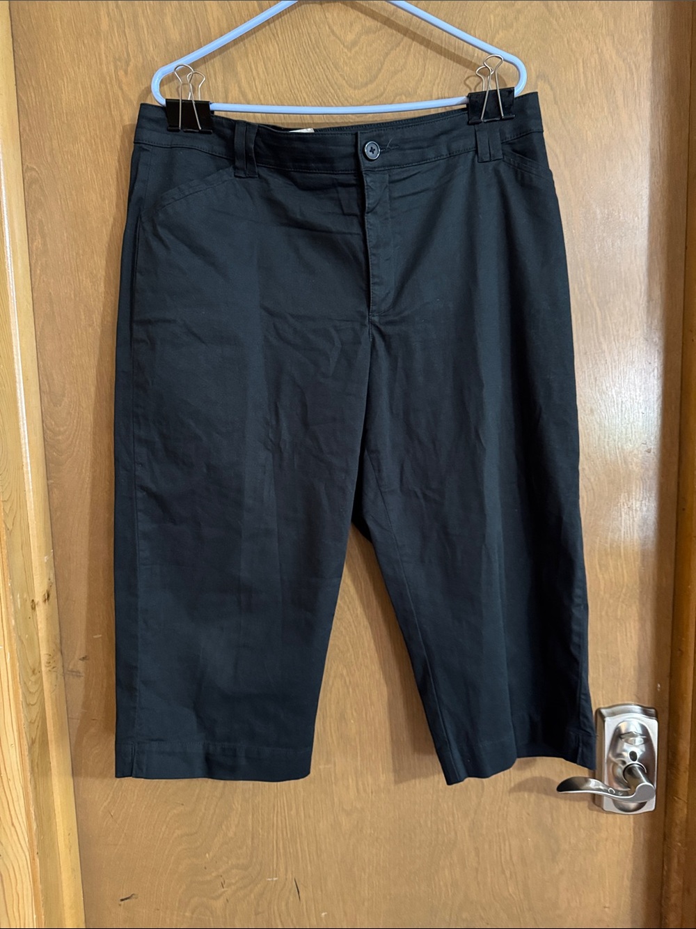 Lee Black Stretch Bermuda Shorts